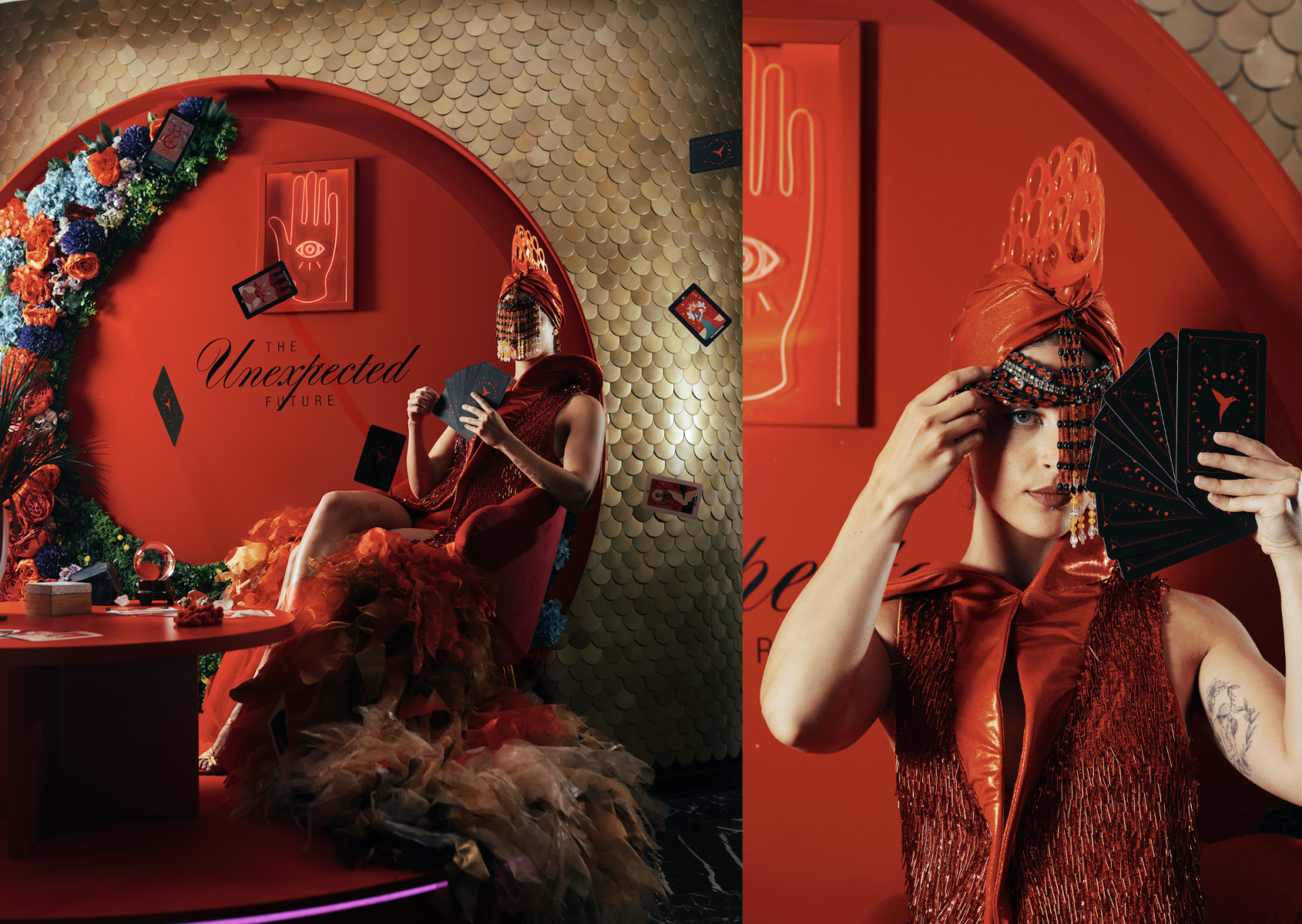 unexpected ibiza branding tarot entertainment